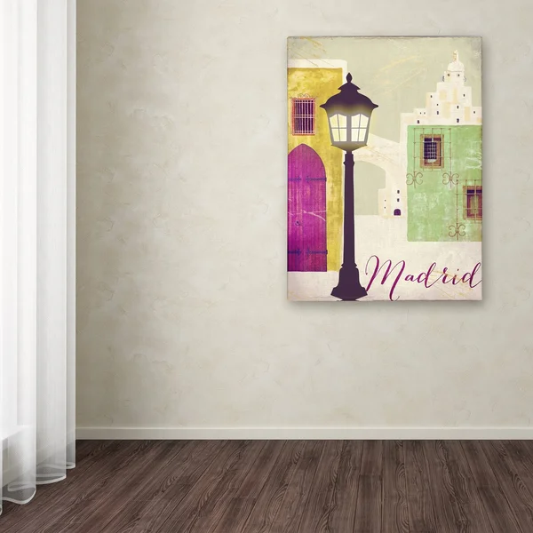 Trademark Fine Art Retro Cities IV Canvas Art by Color Bakery - Size: 18 x 24