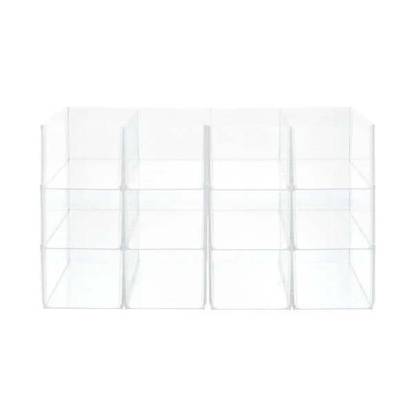 Case of 6 Premium Stacking Shoe Bins Clear - The Container Store