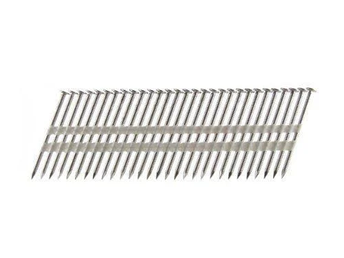 Bu0026C Eagle 314X131RSS/22 Round Head 3-1/4-Inch x .131 x 22 Degree S304 Stainless Steel Ring Shank Plastic Collated Framing Na