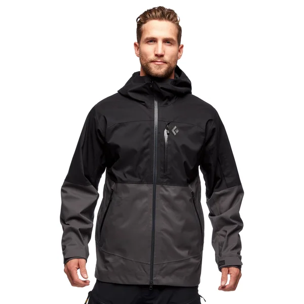 Black Diamond Men's BoundaryLine Mapped Jacket - Small - Black - Carbon