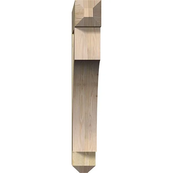 6x22W x 38x22D x 42x22H Westlake Craftsman Rough Sawn BRACKET - Douglas Fir