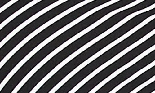 La Blanca Plus Size Pinstripe Bandeau One-Piece Swimsuit, Black/White, Women's, 20W