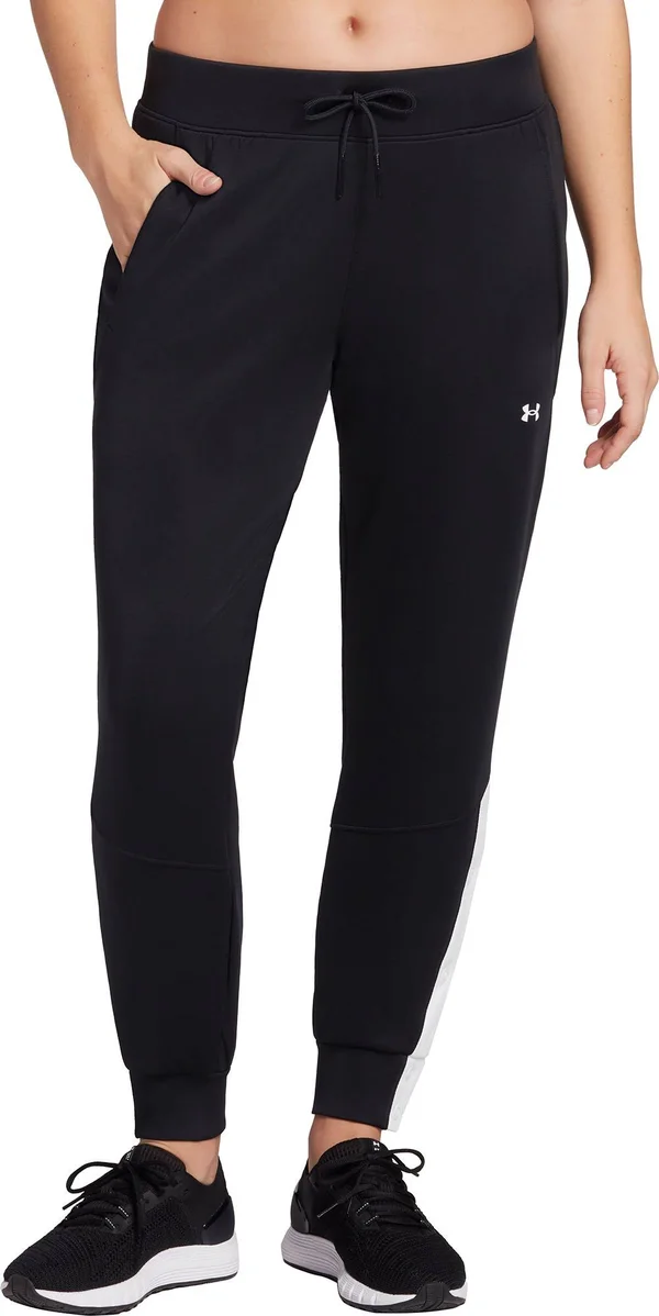 Under Armour Women's Basketball Snap Jogger Pants - XS, Black