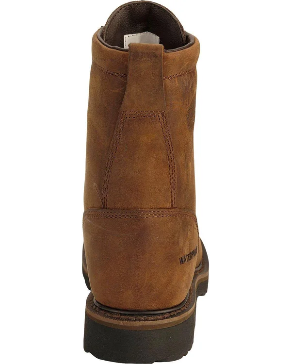 Justin Boots Men's Wyoming Steel-Toe Work Boots - Brown