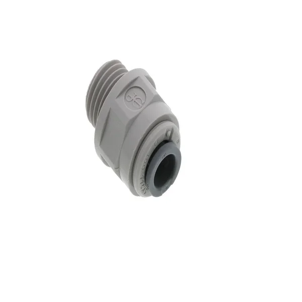 John Guest PI010812S-10PK Adapter, 1/4 in Tube Od, pk10