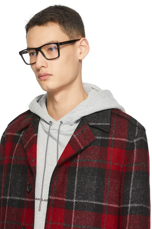 Saint Laurent SL 337 Men Eyeglasses - Black