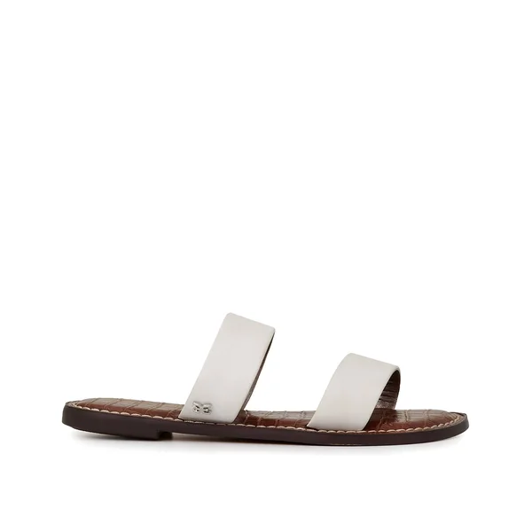 Sam Edelman Women's Gala Slide Sandals - White Leather