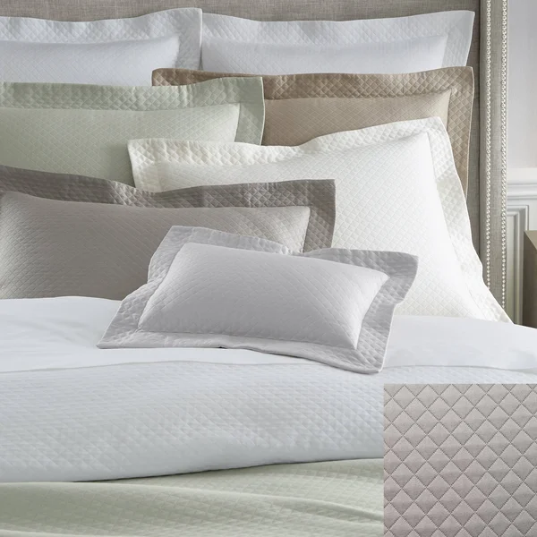 Sferra Bari Sham - Grey, Standard, Cotton
