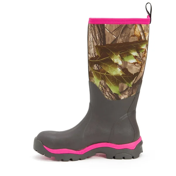 Muck Women's Woody PK Boot - 9 - Realtree APG - Pink