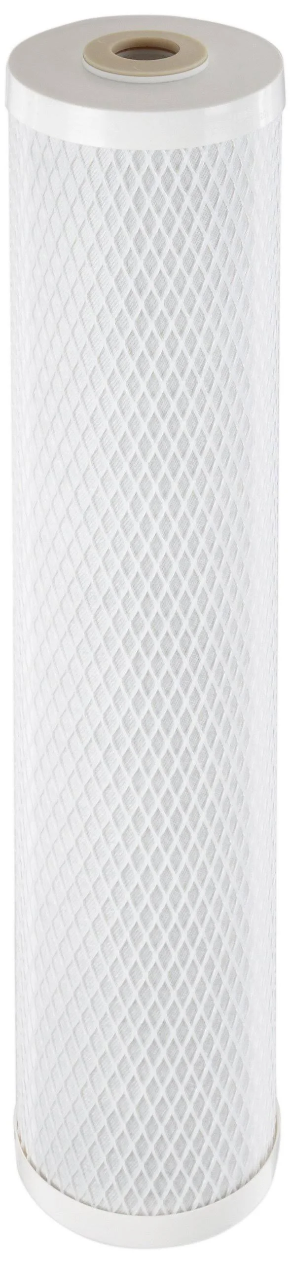 Pentek CBC-20BB Carbon Block Filter Cartridge, 20 inch x 4-5/8 inch, 0.5 Micron, White, 20.6 x 4.9 x 4.8 inches