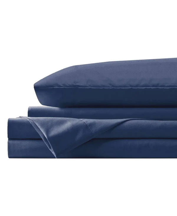 Lanwood Microfiber Sheet Set - King, Light Gray with POLYGIENE