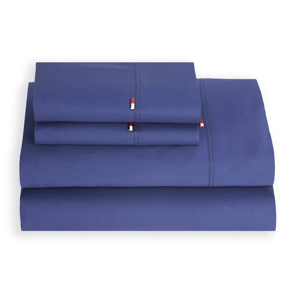 Tommy Hilfiger Signature Sheet Set - Light Blue - Full