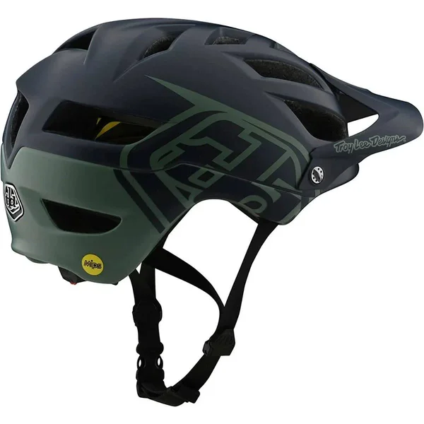 Troy Lee Designs A1 MIPS Classic Bike Helmet Black/White - Xs