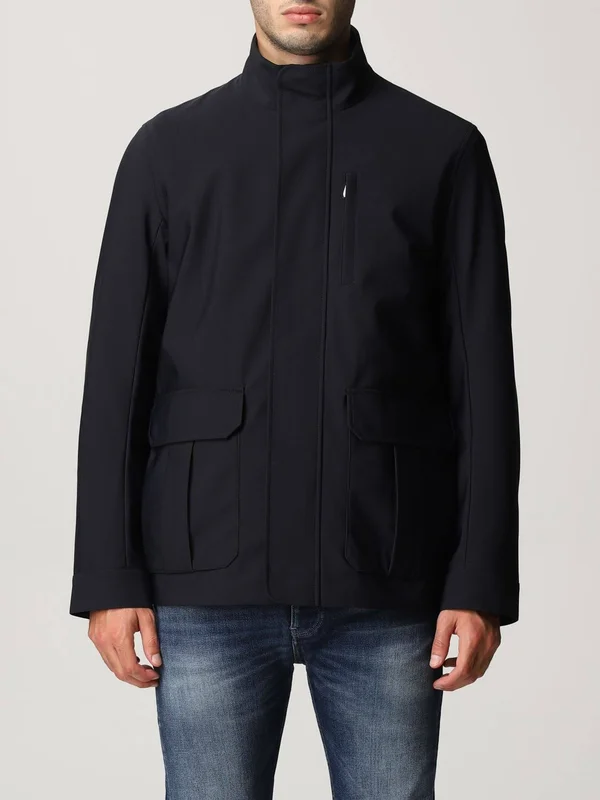 Emporio Armani Nylon Jacket with Logo