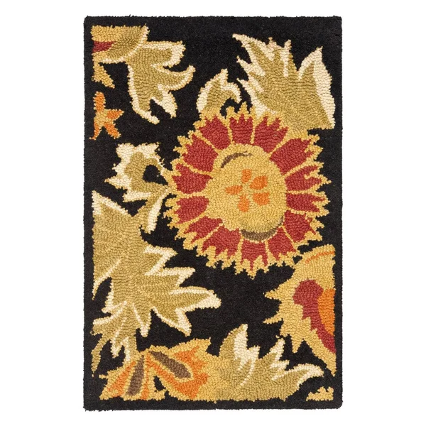 Safavieh Blossom BLM912A Area Rug - Black/Multi, Size: 8& x 10&