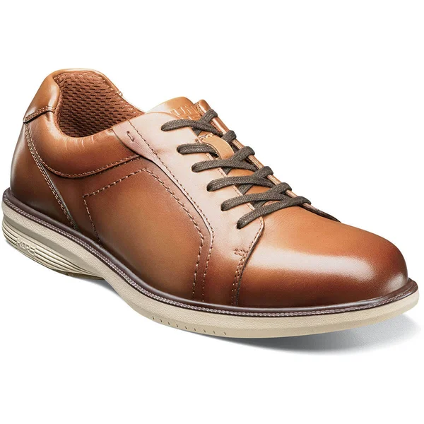 Men's Nunn Bush Mayfield St. Lace to Toe Oxford - Size: 14, Brown