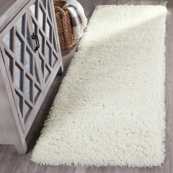 Safavieh Indie Shag SGI320C White 8& x 10& Area Rug