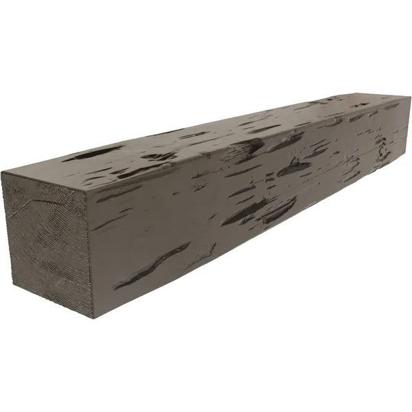 Ekena Millwork MANUPC06X08X84BD 6x22H x 8x22D x 84x22W Pecky Cypress Faux Wood Fireplace Mantel - Burnished Honey Dew