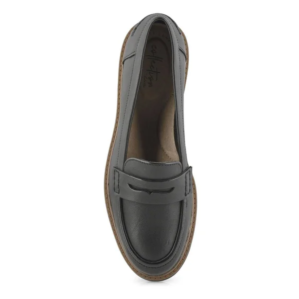 Clarks Women's Raisie Eletta Penny Loafer - Size: 8.5, Black