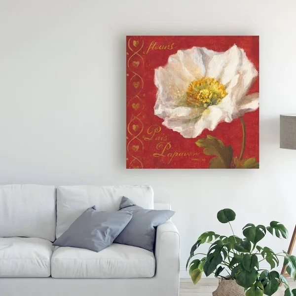 Trademark Fine Art 'Paris Blossom II' Canvas Art by Danhui Nai - Size: 18 x 18