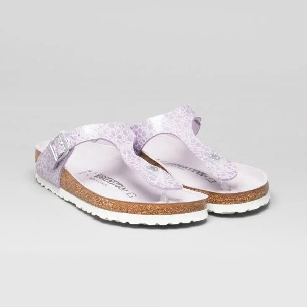 Birkenstock Gizeh BF Metallic Stones Lilac Womens Sandals 5 US