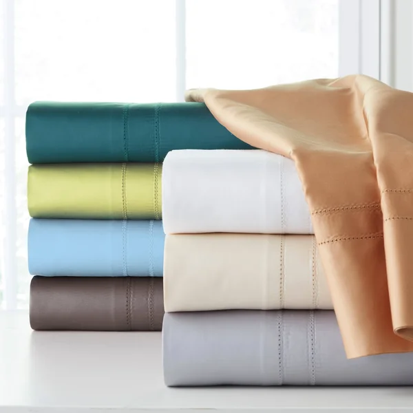 Pointehaven Deep Pocket 620 Thread Count Long Staple Cotton Sheet Set Moss California King