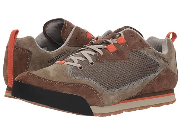 Merrell Men's Burnt Rock Travel Suede Shoe - 9 - Black