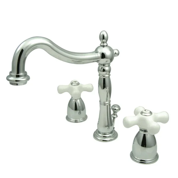 Kingston Brass KB1978PX 8x22 Widespread Bathroom Faucet - Brushed Nickel