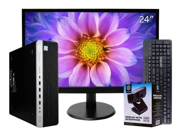 HP ProDesk 600G3 Desktop Computer PC - 3.20 GHz Intel i5 Quad Core Gen 7, 8GB DDR4 Ram, 256gb SSD Hard Drive, Windows 10 Professi