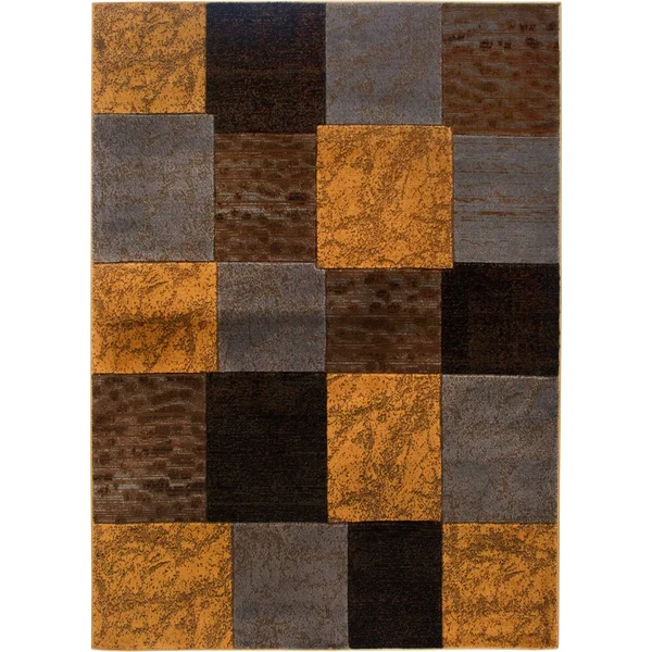 Home Dynamix Tribeca Briar Area Rug, Brown, 3PC Set