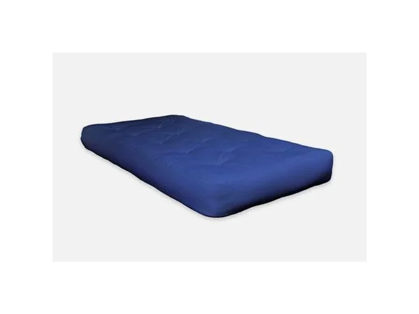 AJD Home 6 Royal Single Foam Twin Futon - 75 in. x 39 in. in Blue