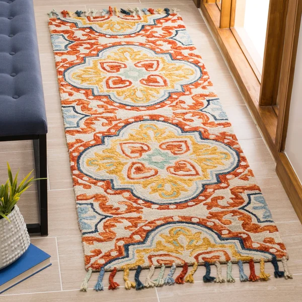 Safavieh Aspen 217 Beige/Rust 7& x 7& Square Area Rug