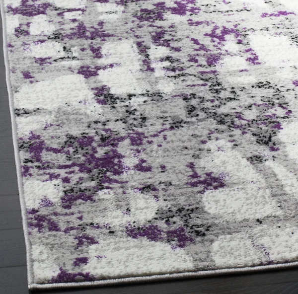 Safavieh Skyler SKY193R 6&7x22 x 6&7x22 Round Grey, Purple Area Rug