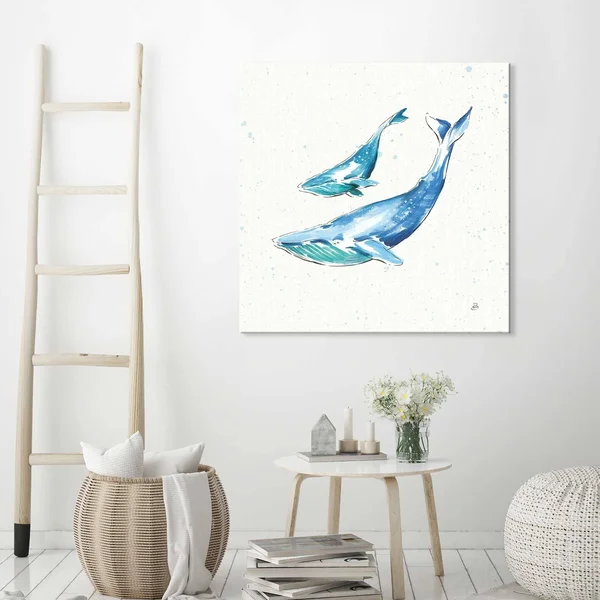 Picture Perfect International Daphne Brissonnet Maritime VIII Giclee Stretched Canvas Wall Art - Size: 28x22 x 28x22