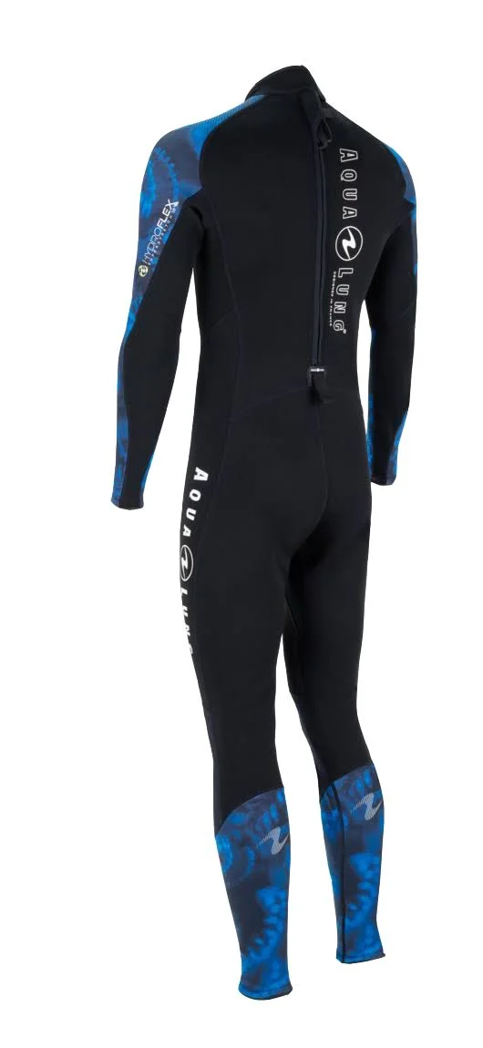 Aqua Lung Men's Hydroflex 3mm Wetsuit Black/Blue Camo, 3XL