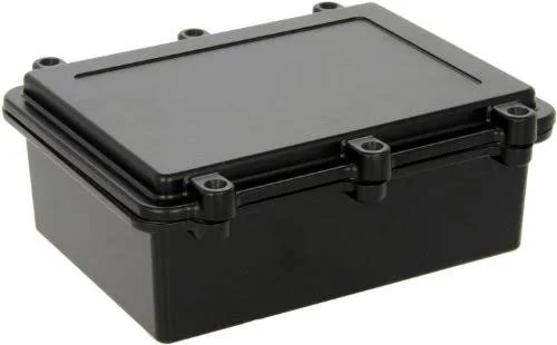 Bud Industries ANS-3819-B Aluminum NEMA Die Cast Box with EMI RFI Shielding 7-55 64 Length x 5-29 32 Width 2-15 16 Depth Smooth