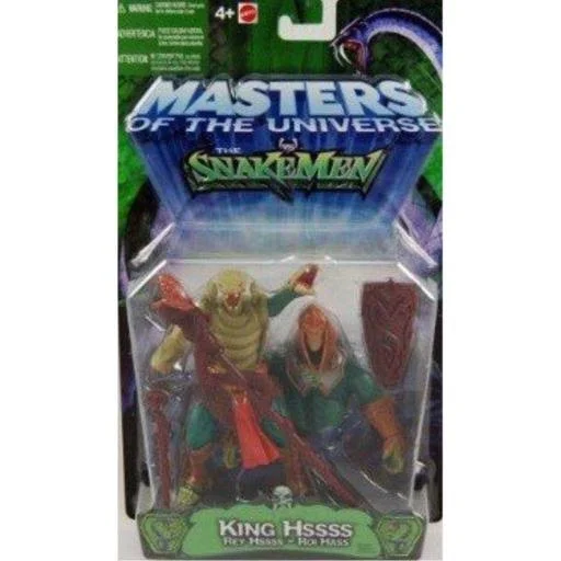 King Hssss- Masters of The Universe Motu Snakemen Action Figure