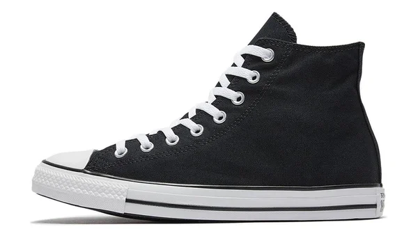 Converse Chuck Taylor All Star Hi &Black White& Black/White Canvas Shoes/Sneakers 165694C (Size: US 6)
