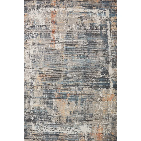 Alexander Home Glacier Modern Abstract Area Rug - 3&-11x22 x 5&-7x22