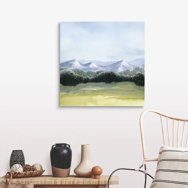Blue Mountain Break I - Canvas Wall Art, 30x30, Great Big Canvas