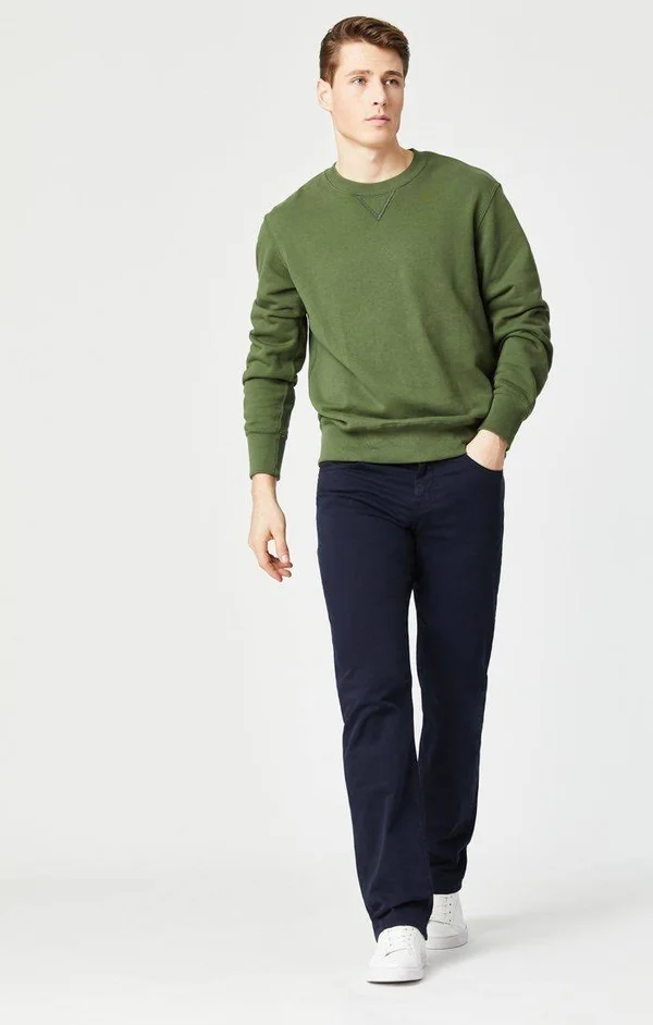 Mavi Jeans Matt Relaxed Fit Twill Pants - Blue - 40 x 32