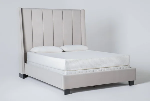 Upholstered Bed - Topanga Queen Velvet Upholstered Bed Panel Bed Traditional - Grey - Fabric - 69.7x22W x 87.8x22D x 64.5x22H at