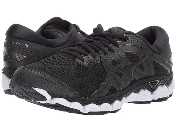Mizuno Women's Wave Sky 2 Running Shoe Black (9090)