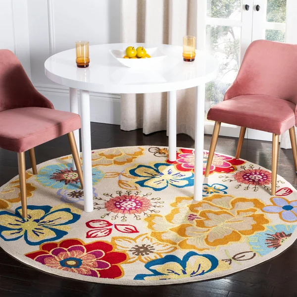 Safavieh Four Seasons FRS467F Ivory - Red 8& x 10& Area Rug