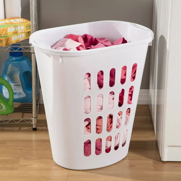 Open Laundry Hamper White Case of 6