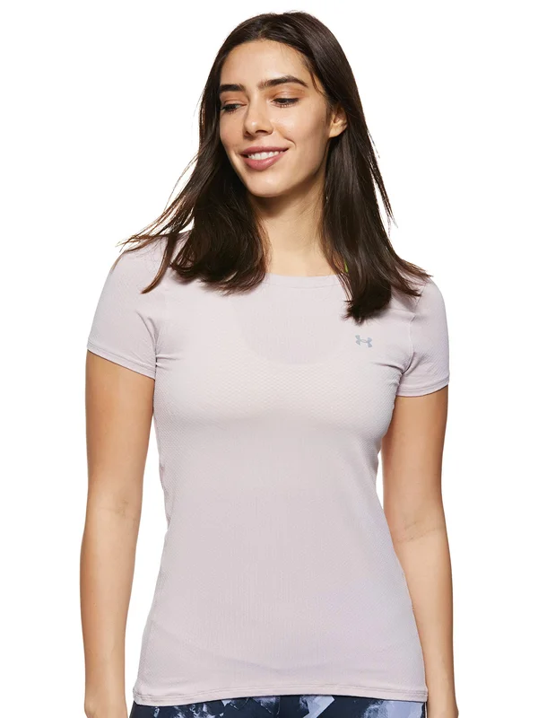 Under Armour Women's HeatGear Shirt - Purple, Size: XL