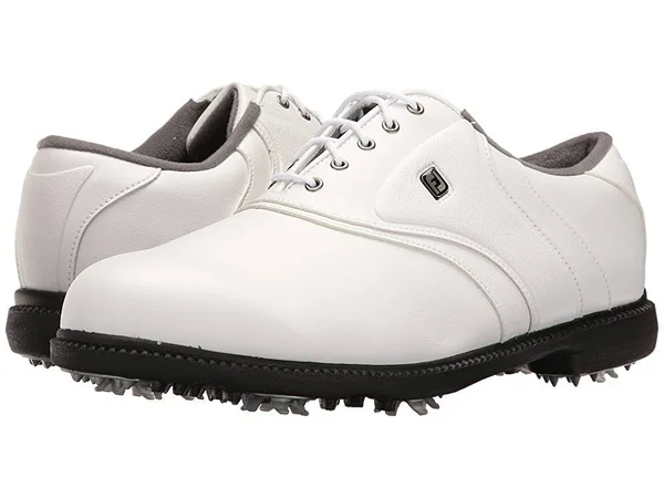 FootJoy Men's FJ Originals Golf Shoes, 11.5 Wide, White
