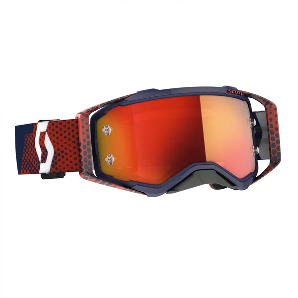 Scott Prospect Red/Blue Motocross Goggles, Red-Blue