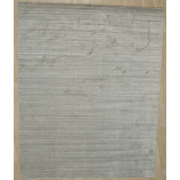 Solid Handmade Urban Rug, 8' x 10'