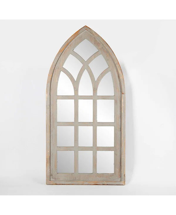 Luxen Home Cathedral Window Wall Mirror